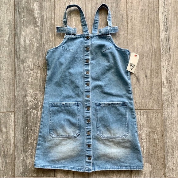 🔥🔥BILLABONG - VINTAGE WASH DENIM DRESS🔥🔥 - Picture 5 of 8